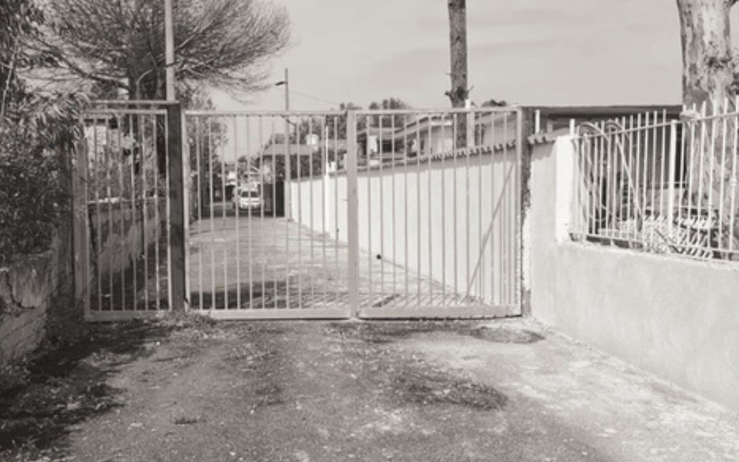 fenced access before